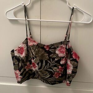 American Eagle Tropical Crop Top